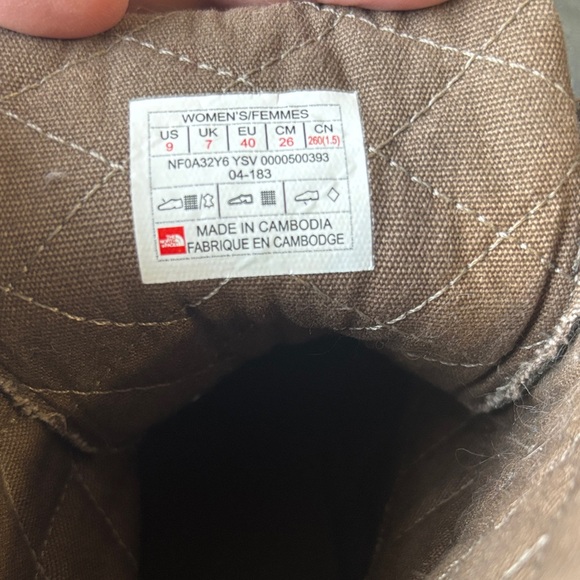 The North Face Ballard ii Lace Up Canvas Boots Women’s Sz 9 - Picture 7 of 10